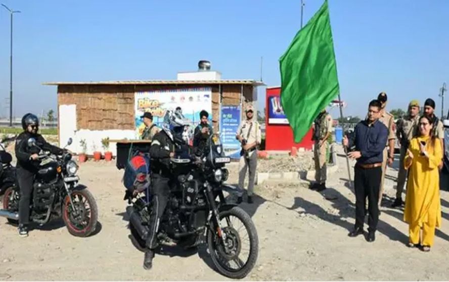 'Jammu-Basohli bike ride flagged off to promote tourism, drug-free society'