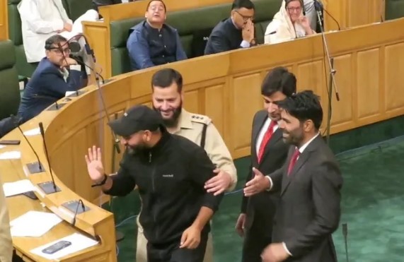 'Mehraj Malik marshalled out of J&K assembly during social media debate'